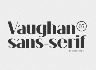 Vaughan Sans Serif Font 