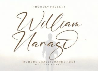 William Narasi Script Font