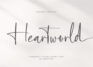 Heartworld Script Font
