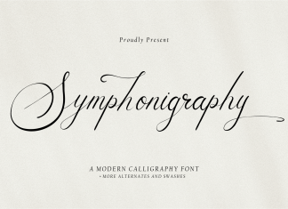 Symphonigraphy Calligraphy Font
