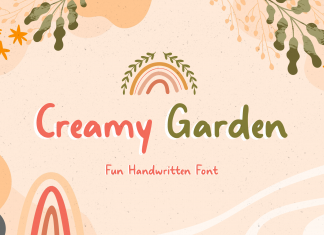 Creamy Garden Handwritten Font