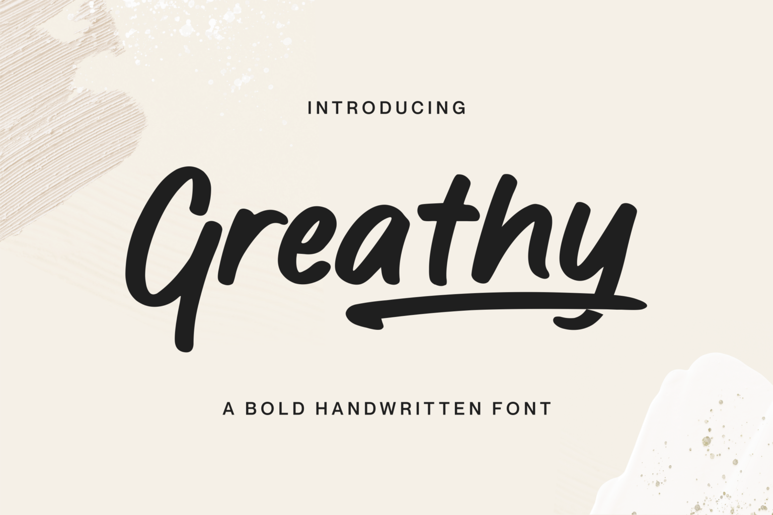 Greathy Script Font