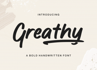 Greathy Script Font