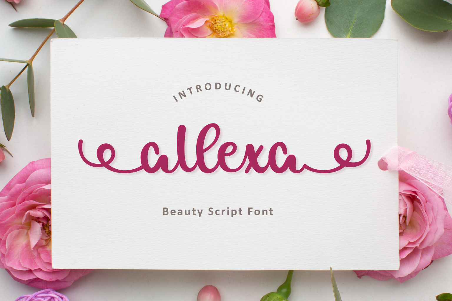 Allexa Script Font