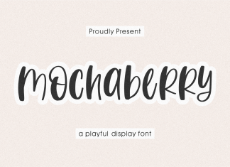 Mochaberry Script Font