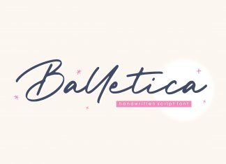 Balletica Handwritten Font