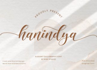 Hanindya Script Font