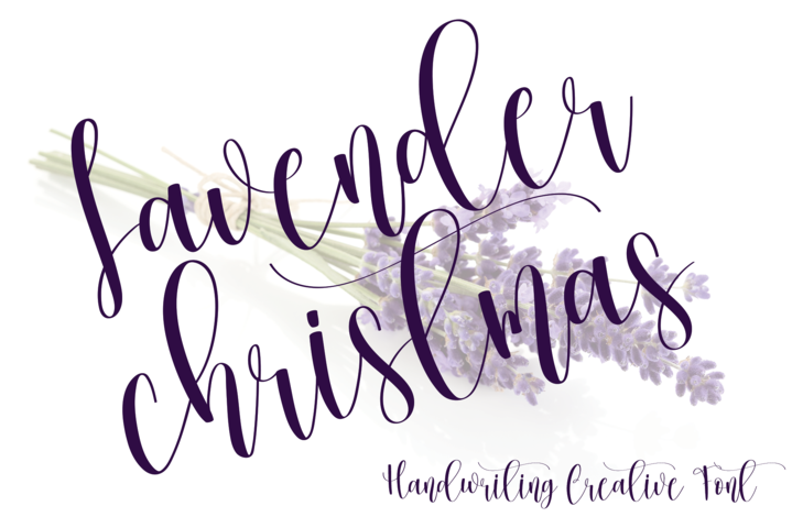 Lavender Christmas Script Font