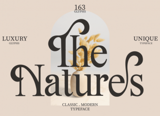 The Natures Serif Font