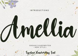 Amellia Script Font