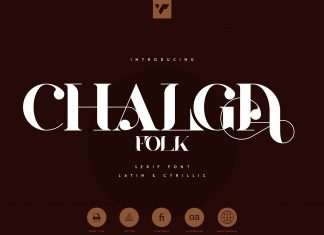 Chalga Folk Edition Serif Font