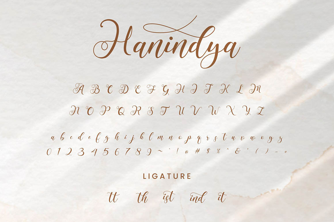 Donation Font by NYA Letter · Creative Fabrica