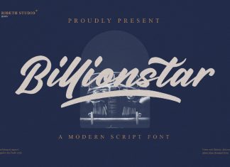 Billionstar Script Font