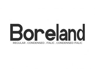 Boreland Sans Serif Font