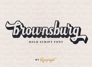 Brownsburg Script Font
