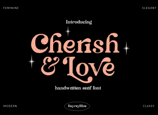 Cherish & Love Serif Font