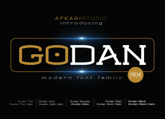 Godan Slab Serif Font
