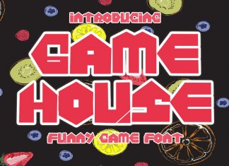 Game House Display Font