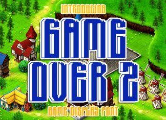 Game Over 2 Display Font