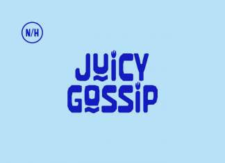 Juicy Gossip Display Font