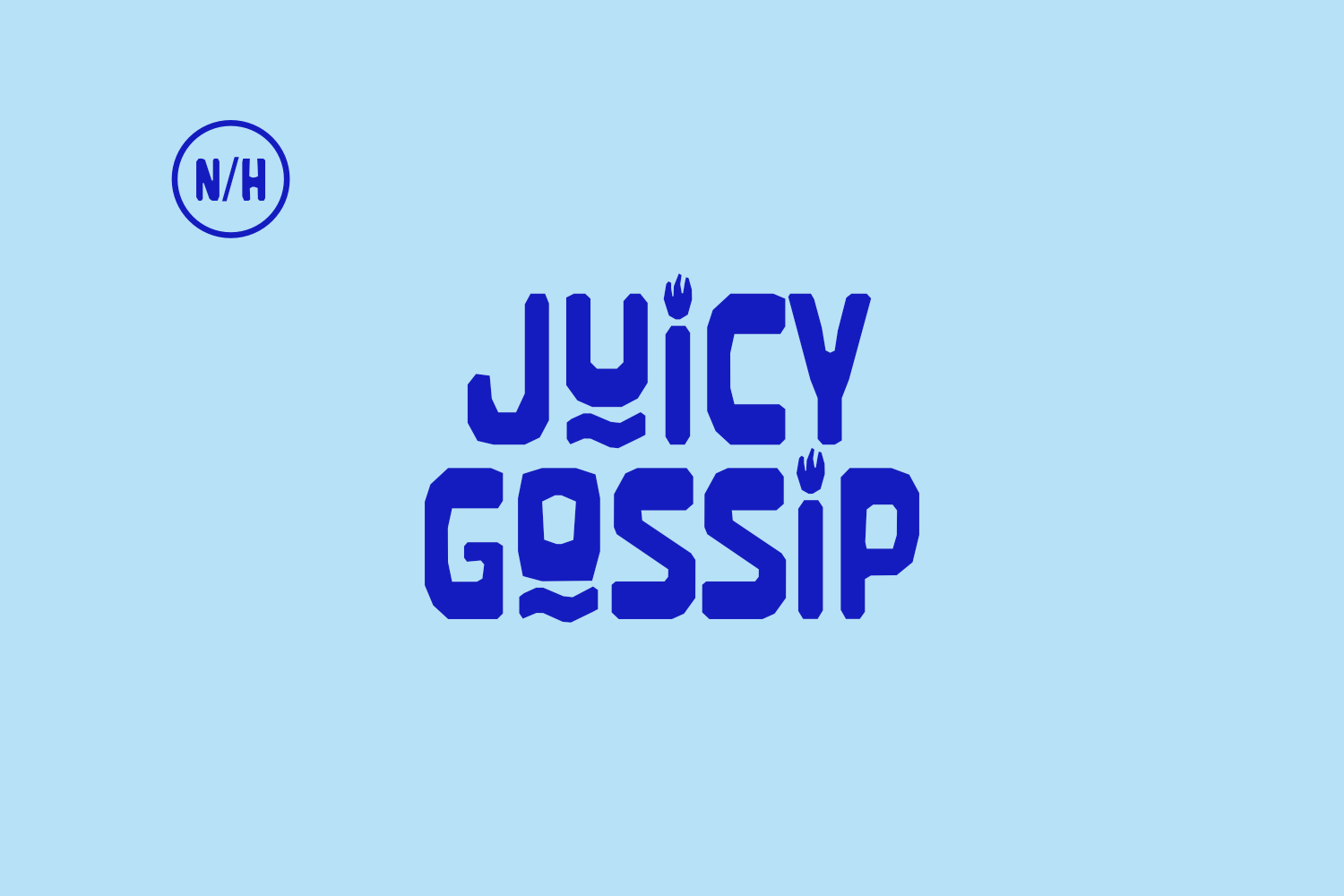 Juicy Gossip Display Font