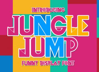 Jungle Jump Display Font
