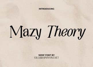 Mazy Theory Serif Font