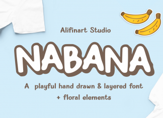 Nabana Display Font