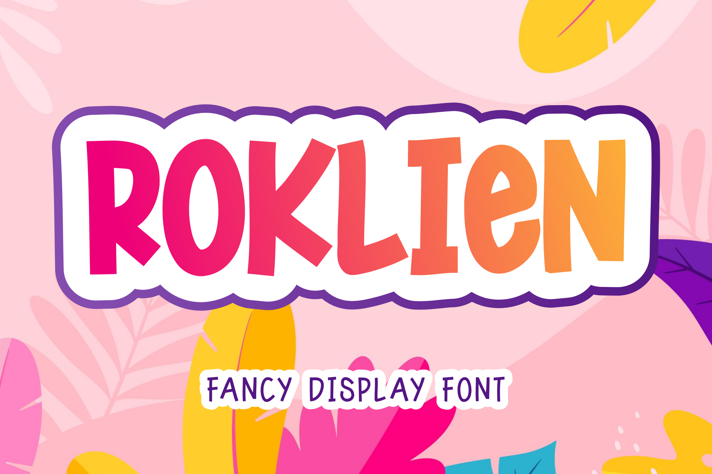 Roklies Display Font