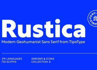 Rustica Sans Serif Font