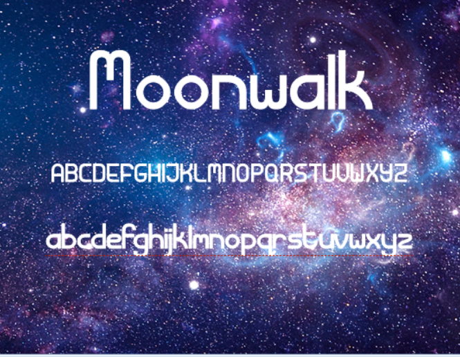 Moonwalk Sans Serif Font