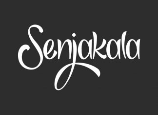 Senjakala Script Font