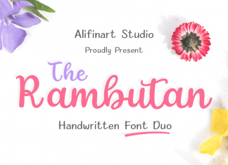 The Rambutan Script Font