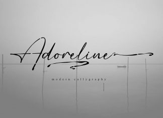 Adoreline Script Font