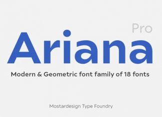Ariana Pro Sans Serif Font