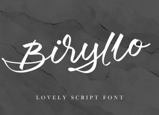 Biryllo Script Font