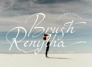 Brush Renytha Script Font