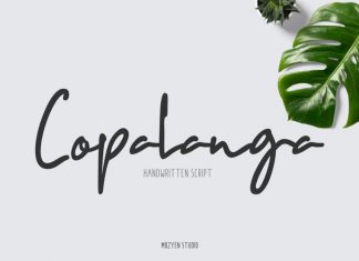 Copalanga Handwritten Font
