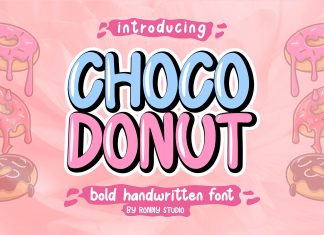 Choco Donut Display Font