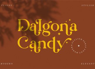 Dalgona Candy Serif Font