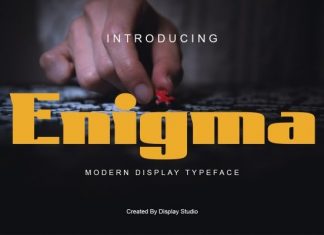 Enigma Display Font