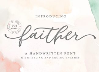 Faither Script Font