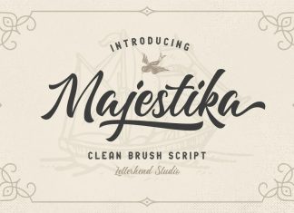 Majestika Script Font