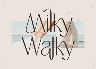 Milky Walky Sans Serif Font