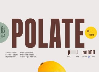 Polate Sans Serif Font