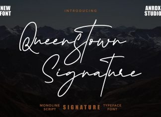 Queenstown Signature Script Font