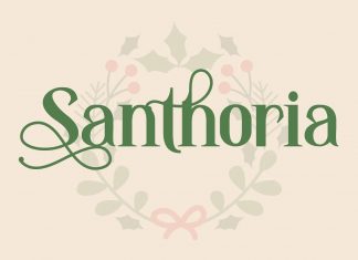Santhoria Serif Font