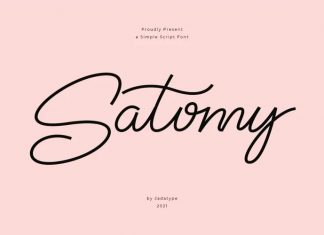 Satomy Handwritten Font