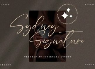 Sydney Signature Script Font