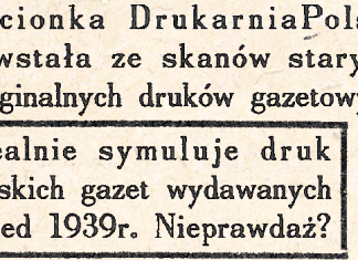 Drukarnia Polska Display Font